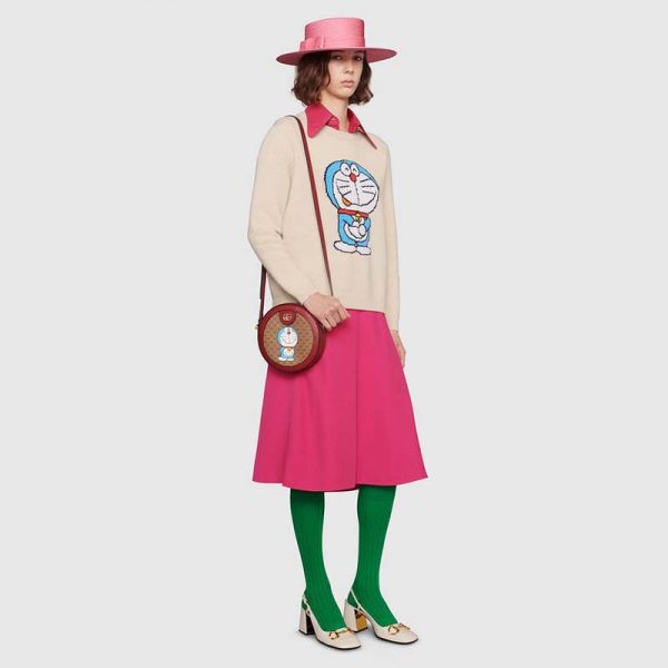 Gucci Women Doraemon x Gucci Wool Sweater White Crewneck (13)