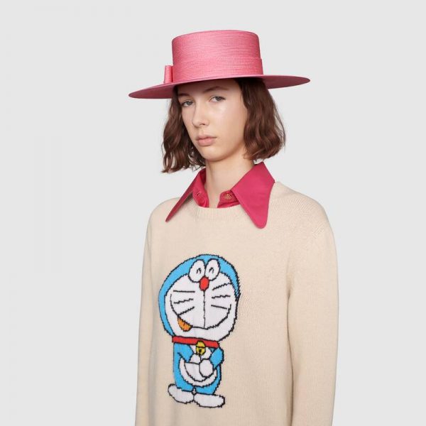 Gucci Women Doraemon x Gucci Wool Sweater White Crewneck (2)