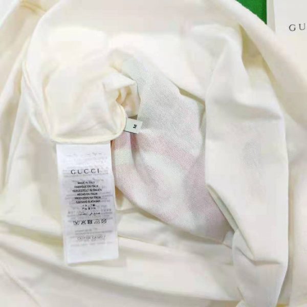Gucci Women Gucci Beverly Hills Cherry Print T-Shirt Cotton Jersey Crewneck Short Sleeves (13)