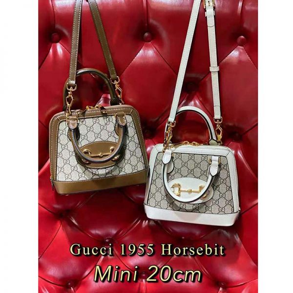 Gucci Women Gucci Horsebit 1955 Mini Top Handle Bag (23)