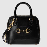 Gucci Women Gucci Horsebit 1955 Mini Top Handle Bag Leather-White