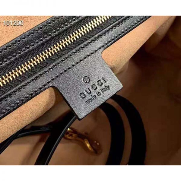 Gucci Women Jackie 1961 Medium Tote Bag Black Leather (7)