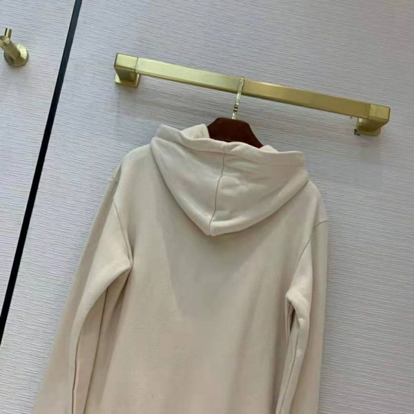 Gucci Women Ken Scott Print Cotton Hooded Sweatshirt Fixed Hood Oversize Fit Cotton (4)