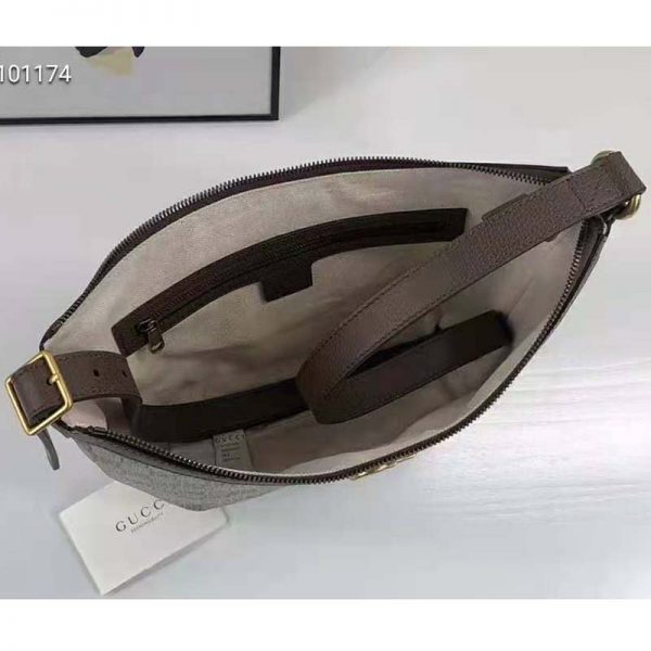 Gucci Women Ophidia GG Small Shoulder Bag Beige GG Supreme Canvas (10)