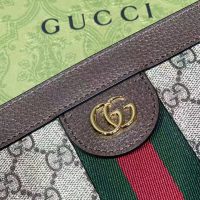 Gucci Women Ophidia GG Small Shoulder Bag Beige/Ebony GG Supreme Canvas