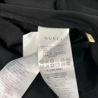 Gucci Women The North Face x Gucci Cotton T-Shirt Black Jersey Crewneck Oversize Fit