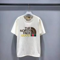 Gucci Women The North Face x Gucci Cotton T-Shirt Crewneck Jersey Oversize Fit