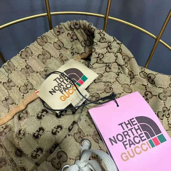 Gucci Women The North Face x Gucci GG Canvas Shorts Beige Ebony GG Canvas (5)