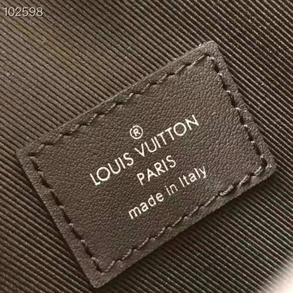 Louis Vuitton LV Men Nano Amazon Messenger Monogram Pastel Noir Coated Canvas (8)