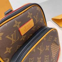 Louis Vuitton LV Unisex Amazone Sling Bag Giant Damier Ebene Monogram Coated Canvas