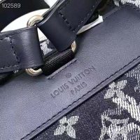 Louis Vuitton LV Unisex Christopher Backpack Monogram Tapestry Coated Canvas-Navy