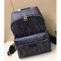 Louis Vuitton LV Unisex Discovery Backpack PM Monogram Pastel Noir Coated Canvas