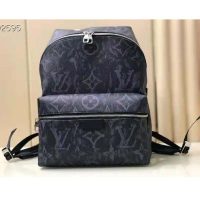 Louis Vuitton LV Unisex Discovery Backpack PM Monogram Pastel Noir Coated Canvas