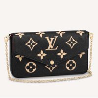 Louis Vuitton LV Unisex Félicie Pochette Monogram Empreinte Embossed Supple Grained Cowhide-Sandy