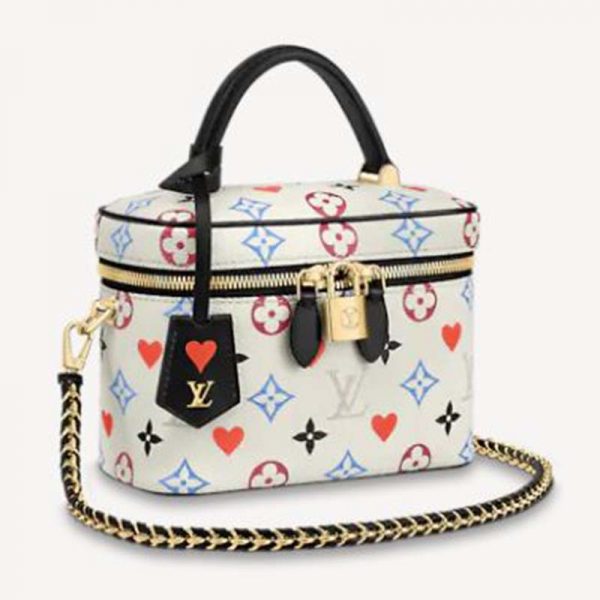 Louis Vuitton LV Unisex Game On Vanity PM Monogram Canvas-White