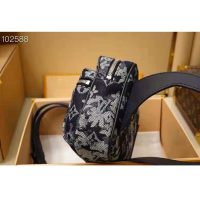 Louis Vuitton LV Unisex Outdoor Bumbag Monogram Tapestry Coated Canvas-Navy