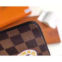 Louis Vuitton LV Unisex Pochette Jour GM Giant Damier Ebene Coated Canvas