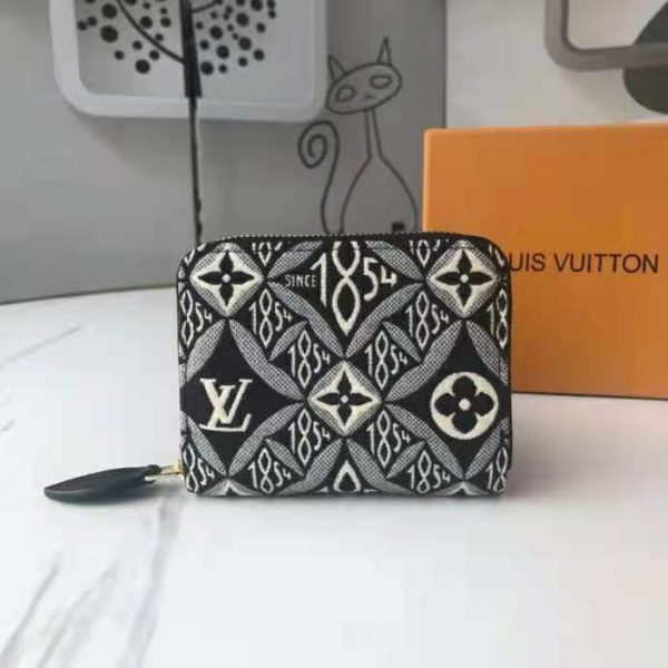 Louis Vuitton LV Unisex Since 1854 Zippy Coin Purse Monogram Flowers Cowhide-Leather (3)