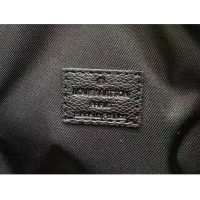Louis Vuitton LV Unisex Soft Trunk Bag Black-On-Black Monogram-Embossed Taurillon Leather