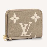 Louis Vuitton LV Unisex Zippy Coin Purse Monogram Empreinte Embossed Supple Grained Cowhide