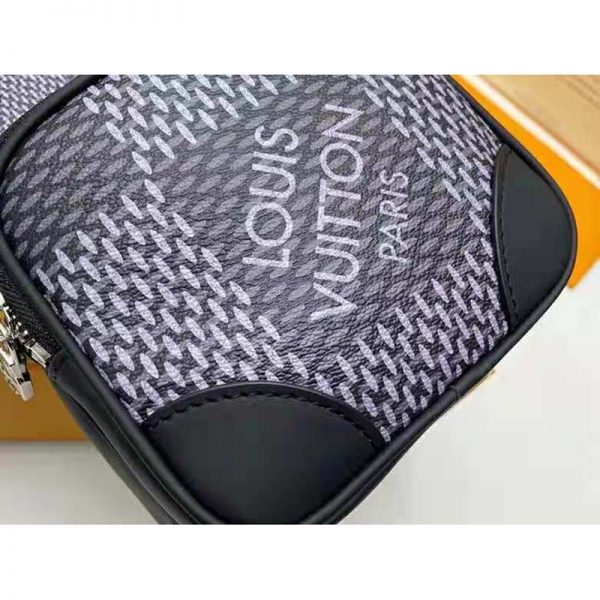 Louis Vuitton LV Women Amazone Slingbag Gray Damier Graphite 3D Coated Canvas (7)
