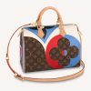 Louis Vuitton LV Women Game On Speedy Bandoulière 30 Monogram Flowers Canvas