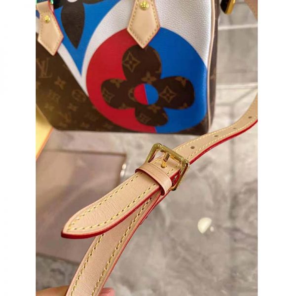 Louis Vuitton LV Women Game On Speedy Bandoulière 30 Monogram Flowers Canvas (5)