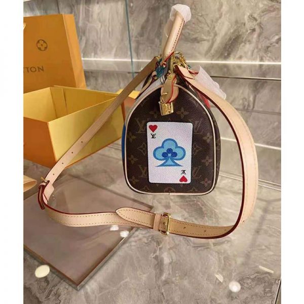 Louis Vuitton LV Women Game On Speedy Bandoulière 30 Monogram Flowers Canvas (6)