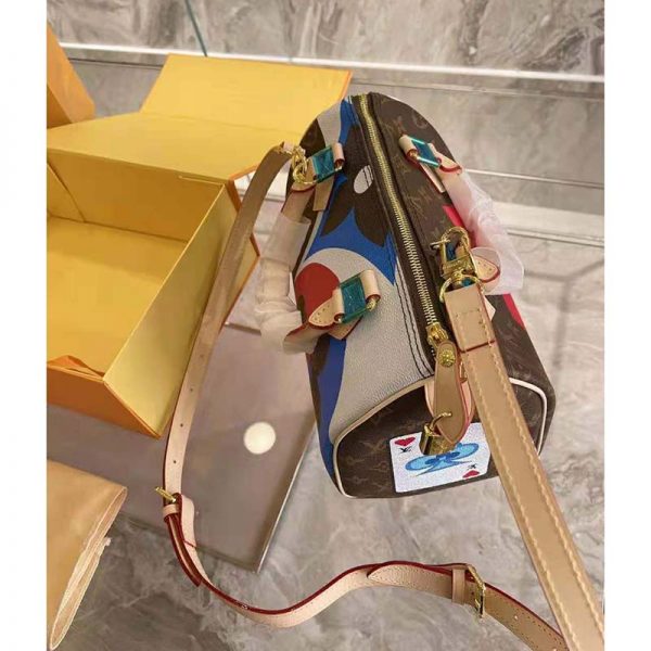 Louis Vuitton LV Women Game On Speedy Bandoulière 30 Monogram Flowers Canvas (8)