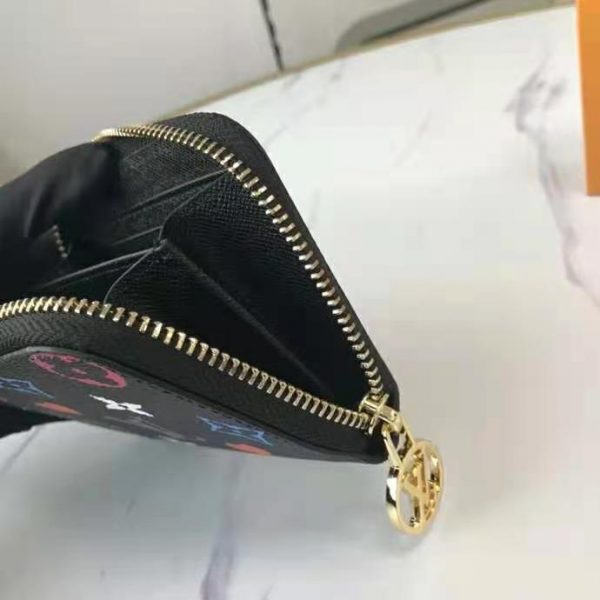 Louis Vuitton LV Women Game On Zippy Coin Purse Monogram Canvas-Black (3)