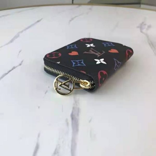 Louis Vuitton LV Women Game On Zippy Coin Purse Monogram Canvas-Black (8)