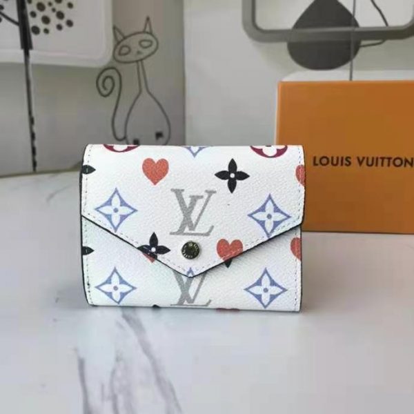 Louis Vuitton LV Women Game On Zoé Wallet Monogram Canvas Cowhide-Leather (6)