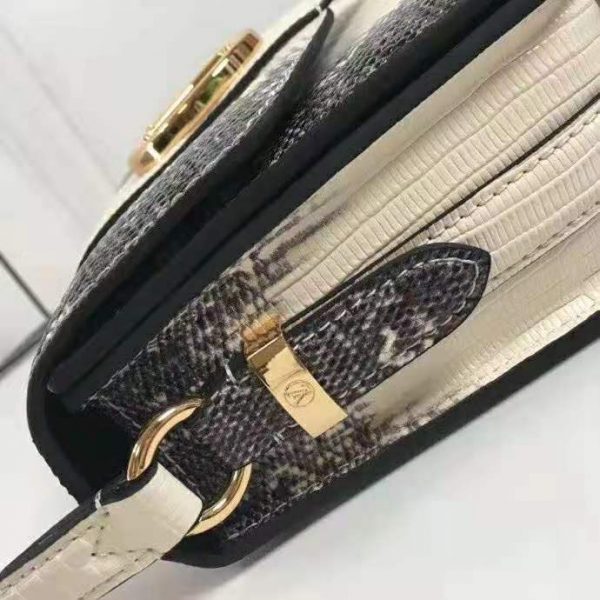Louis Vuitton LV Women LV Pont 9 Lizard Skin Lizard Calf Goatskin (1)