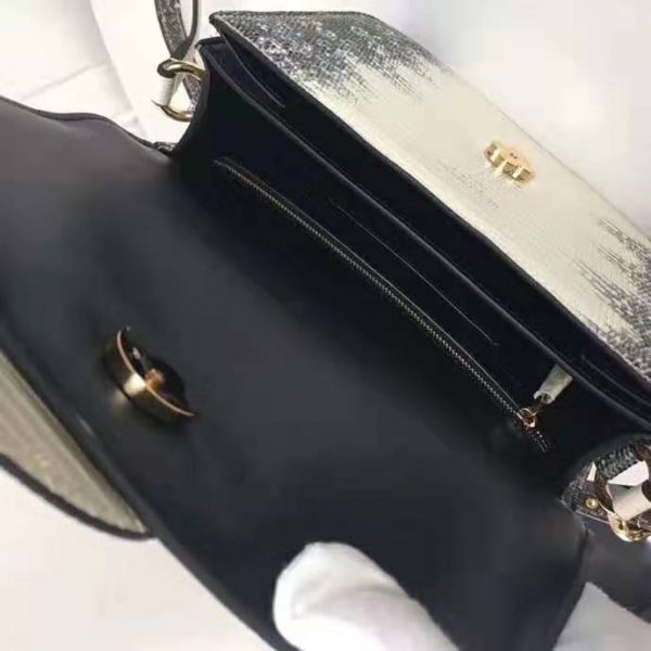 Louis Vuitton LV Women LV Pont 9 Lizard Skin Lizard Calf Goatskin (10)
