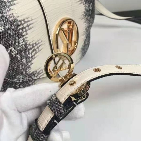 Louis Vuitton LV Women LV Pont 9 Lizard Skin Lizard Calf Goatskin (4)
