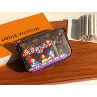 Louis Vuitton LV Women Mini Pochette Accessoires in Monogram Coated Canvas