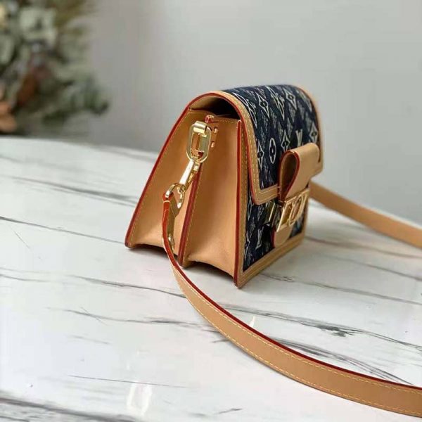 Louis Vuitton LV Women Since 1854 Dauphine MM Handbag Monogram Flowers Canvas (2)