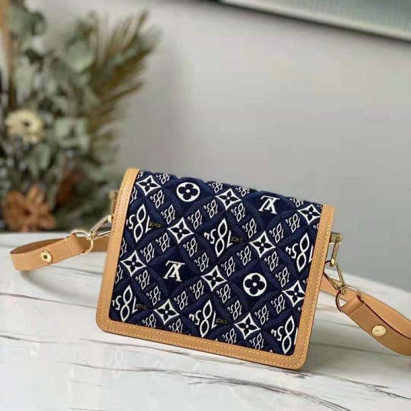 Louis Vuitton LV Women Since 1854 Dauphine MM Handbag Monogram Flowers Canvas (3)
