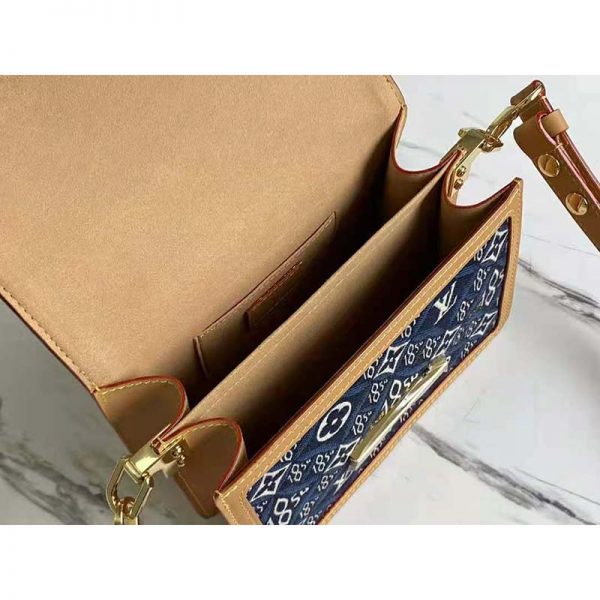 Louis Vuitton LV Women Since 1854 Dauphine MM Handbag Monogram Flowers Canvas (8)