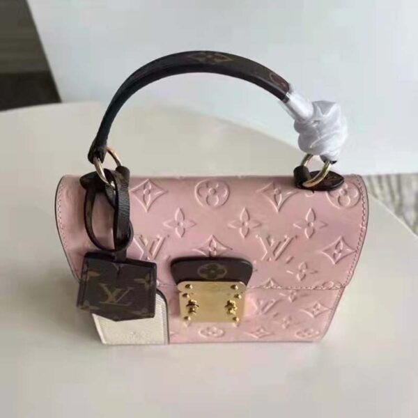 Louis Vuitton LV Women Spring Street in Monogram Canvas Vernis Patent Epi Leather (13)