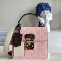 Louis Vuitton LV Women Spring Street in Monogram Canvas Vernis Patent Epi Leather