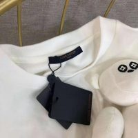 Louis Vuitton Men 3D Monkey T-Shirt Cotton White Monogram Jersey