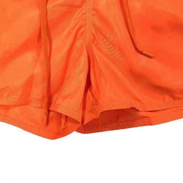 Louis Vuitton Men 3D Pocket Monogram Board Shorts Polyester Orange (2)