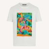 Louis Vuitton Men LV Men T-shirt Slightly Loose Fit Cotton-White