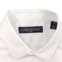 Louis Vuitton Men Multicolor Monogram Flowers Regular Shirt Cotton White