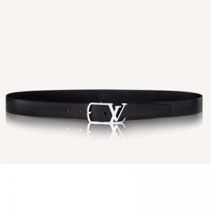 Louis Vuitton Unisex Neogram 30 mm Belt Anagramme Bombé Strap-Black