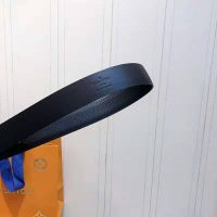 Louis Vuitton Unisex Neogram 30 mm Belt Anagramme Bombé Strap-Black
