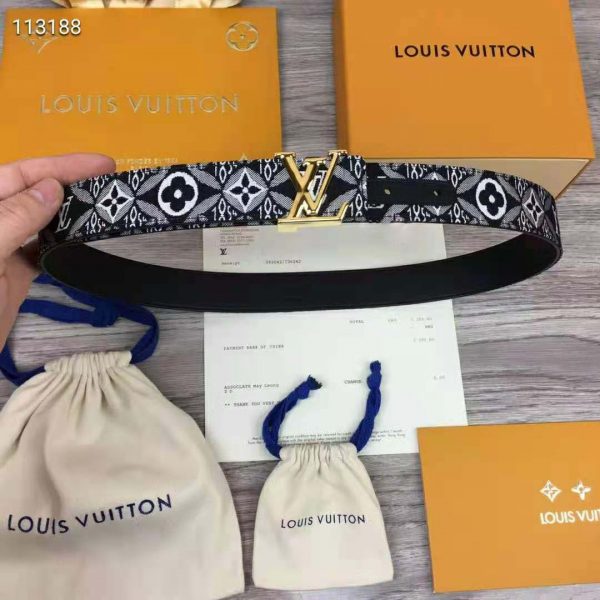 Louis Vuitton Unisex Since 1854 LV Iconic 30mm Belt Monogram Flowers 3 cm Width (2)
