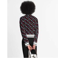 Louis Vuitton Women Game On Striped Hem Jacquard Knit Long-Sleeved Pullover Regular Fit