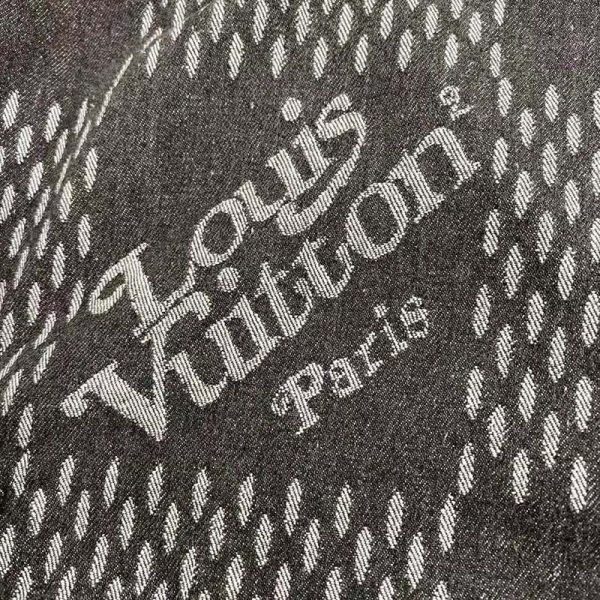 Louis Vuitton Women Giant Damier Waves Monogram Denim Jacket Cotton Regular Fit-Black (29)